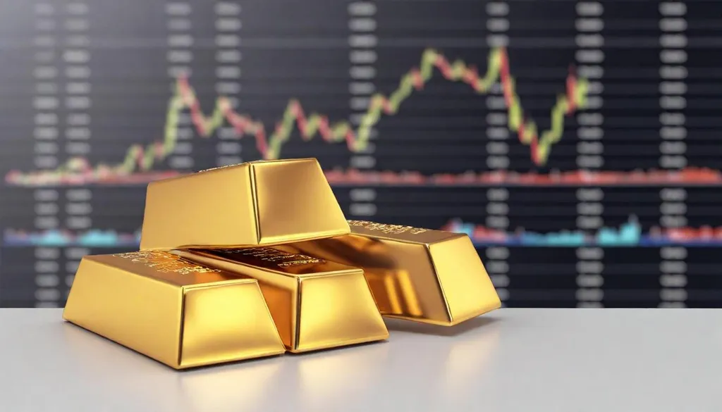 الذهب يواصل الهبوط الحاد عند أدنى مستوياته في شهر